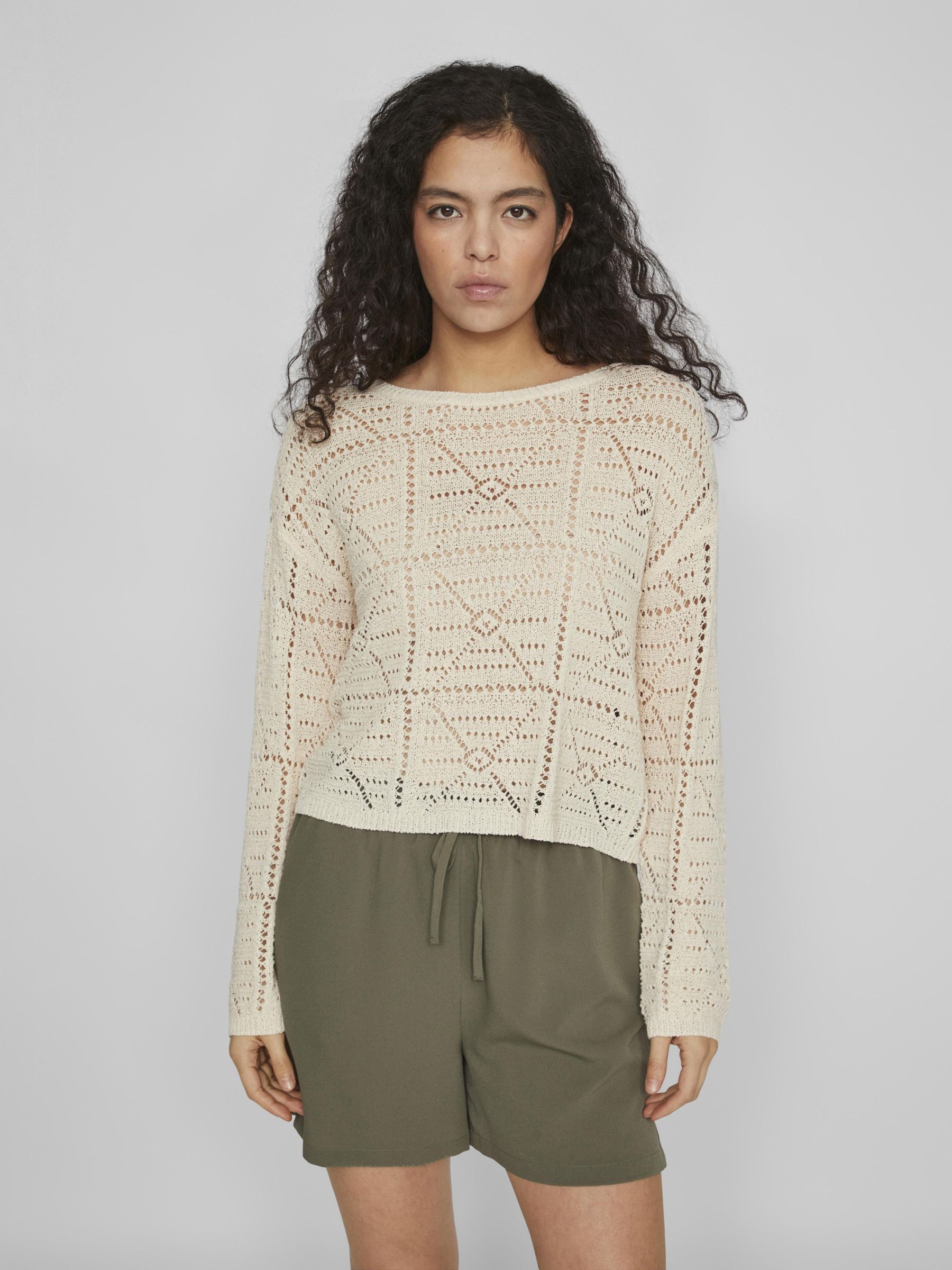 VILA | CROPPED STRICKPULLOVER